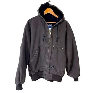 Walls Men's Dark Gray Hooded Performance Jacket